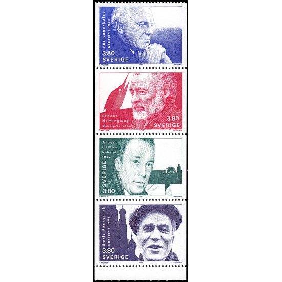 Suecia Sweden 1621/24 1990 Galardonados premio Nobel de literatura MNH