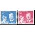 Suecia Sweden 1083/84 1980 Nuevo orden de sucesión al trono MNH