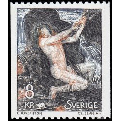 Suecia Sweden 1114 1980 El duende del agua de Ernst Josephson MNH