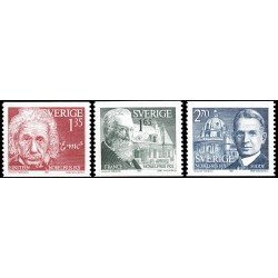 Suecia Sweden 1155/57 1981 Galardonados con el premio Nobel 1921 MNH Suecia Sweden 1155/57 1981 Galardonados con el premio Nobel 1921 MNH