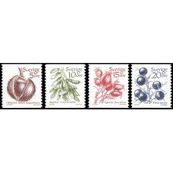 Suecia Sweden 1207/10 1983 Frutas MNH Suecia Sweden 1207/10 1983 Frutas MNH