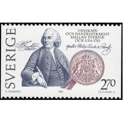 Suecia Sweden 1214 1983 200 aniv. del tratado entre Suecia y Estados Unidos Emisión conjunta MNH Suecia Sweden 1214 1983 200 aniv. del tratado entre Suecia y Estados Unidos Emisión conjunta MNH