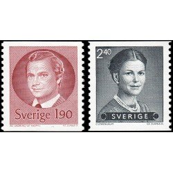 Suecia Sweden 1254/55 1984 Rey Carlos Gustavo XVI y Reina Silvia MNH Suecia Sweden 1254/55 1984 Rey Carlos Gustavo XVI y Reina Silvia MNH