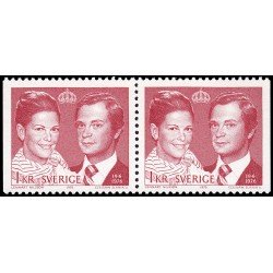 Suecia Sweden 925b 1976 Matrimonio Real entre el Rey Carlos Gustavo XVI y Silvia Sommerlath MNH