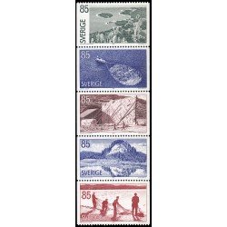 Suecia Sweden 927/31 1976 Provincia de Angermanland MNH