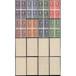 España Spain 1075/82 Bl.4 1950 Centenario del sello MNH 