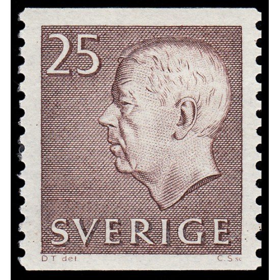 Suecia Sweden 463 1961-68 Gustavo VI MNH Suecia Sweden 463 1961-68 Gustavo VI MNH