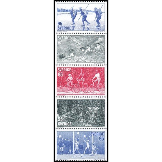 Suecia Sweden 957/61 1977 Deportes populares MNH