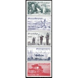 Suecia Sweden 965/69 1977 Homenage al poeta sueco Evert Taube MNH