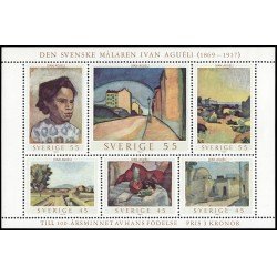 Suecia Sweden HB 1 1969 Centenario del nacimiento del pintor Ivan Agueli MNH Suecia Sweden HB 1 1969 Centenario del nacimiento del pintor Ivan Agueli MNH