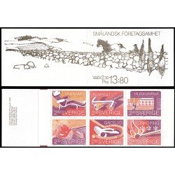 Suecia Sweden C1541 1989 Industrias de Smaland Carnet MNH Suecia Sweden C1541 1989 Industrias de Smaland Carnet MNH