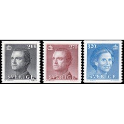 Suecia Sweden 1301/03 1985 Rey Carlos Gustavo XVI y Reina Silvia MNH Suecia Sweden 1301/03 1985 Rey Carlos Gustavo XVI y Reina Silvia MNH