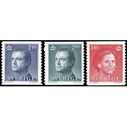 Suecia Sweden 1351/53 1986 Rey Carlos Gustavo XVI y Reina Silvia MNH Suecia Sweden 1351/53 1986 Rey Carlos Gustavo XVI y Reina Silvia MNH