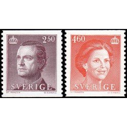 Suecia Sweden 1564/65 1990 Rey Carlos Gustavo XVI y Reina Silvia MNH Suecia Sweden 1564/65 1990 Rey Carlos Gustavo XVI y Reina Silvia MNH