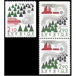Suecia Sweden 1377/78a 1986 Europa Protección de la naturaleza MNH Suecia Sweden 1377/78a 1986 Europa Protección de la naturaleza MNH