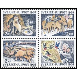 Suecia Sweden 1444/47 1987 Navidad Creencias en el mundo rural MNH Suecia Sweden 1444/47 1987 Navidad Creencias en el mundo rural MNH