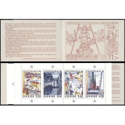 Suecia Sweden C1316 1985 Estocolmomanía 86 Exposición filatélica internacional Carnet MNH Suecia Sweden C1316 1985 Estocolmomanía 86 Exposición filatélica internacional Carnet MNH