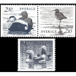 Suecia Sweden 1354a/56 1986 Aves acuáticas MNH Suecia Sweden 1354a/56 1986 Aves acuáticas MNH