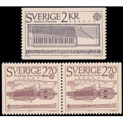 Suecia Sweden 1310/11a 1985 Año europeo de la música Antiguos instrumentos musicales MNH Suecia Sweden 1310/11a 1985 Año europeo de la música Antiguos instrumentos musicales MNH