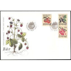 Suecia Sweden SPD FDC 1844/46 1995 Frutas Sobre primer día