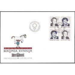 Suecia Sweden SPD FDC 1925/26 1996 Europa Mujeres célebres Sobre primer día