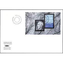 Suecia Sweden SPD FDC F2947 2013 Personalidades Tomas Tranströmer poeta ganador del premio Nobel 2011 Sobre primer día Suecia Sweden SPD FDC F2947 2013 Personalidades Tomas Tranströmer poeta ganador del premio Nobel 2011 Sobre primer día