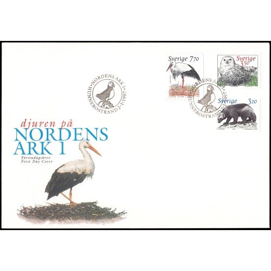 Suecia Sweden SPD FDC 1967/69 1997 Fauna del arco norte Sobre primer día