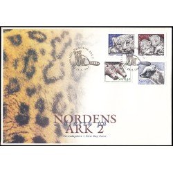 Suecia Sweden SPD FDC 1970/73 1997 Fauna del arco norte Sobre primer día