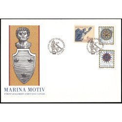 Suecia Sweden SPD FDC 1988/90 1997 La Marina Sobre primer día