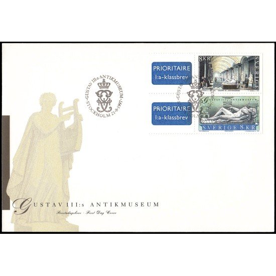 Suecia Sweden SPD FDC 1999/00 1997 Museo de antiguedades Gustavo III de Estocolmo Sobre primer día