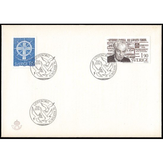 Suecia Sweden SPD FDC 932/33 1976 Centenario de la iglesia de los marineros suecos, Torgny Karl Segerstedt (1876-1945) Editor Sobre primer día Suecia Sweden SPD FDC 932/33 1976 Centenario de la iglesia de los marineros suecos, Torgny Karl Segerstedt (1876-1945) Editor Sobre primer día