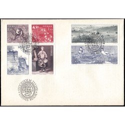 Suecia Sweden SPD FDC 1005/10 1978 Viajes de Carl von Linne Sobre primer día Suecia Sweden SPD FDC 1005/10 1978 Viajes de Carl von Linne Sobre primer día