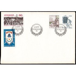 Suecia Sweden SPD FDC 1053/56  1979 Aniversarios Sobre primer día