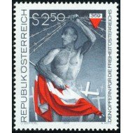VAR3/S Österreich Austria Nº 1388 1977 Homenaje a la víctimas por la libertad nacional Lujo VAR3/S Österreich Austria Nº 1388 1977 Homenaje a la víctimas por la libertad nacional Lujo