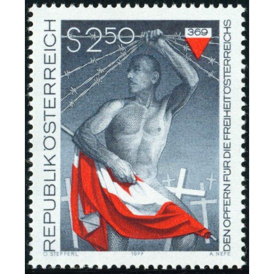 VAR3/S Österreich Austria Nº 1388 1977 Homenaje a la víctimas por la libertad nacional Lujo VAR3/S Österreich Austria Nº 1388 1977 Homenaje a la víctimas por la libertad nacional Lujo