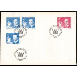 Suecia Sweden SPD FDC 1083/84 1980 Nuevo orden de sucesión al trono Sobre primer día Suecia Sweden SPD FDC 1083/84 1980 Nuevo orden de sucesión al trono Sobre primer día