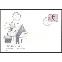 Suecia Sweden SPD FDC 1480 1988 Aves Vencejo común (Apus apus) Sobre primer día