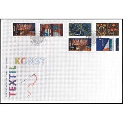 Suecia Sweden SPD FDC 2881/85 2012 Ilustraciones textiles Sobre primer día