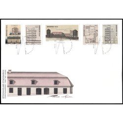 Suecia Sweden SPD FDC 2910/14 2013 Archivos de la ciudad de Stockholm Planos de arquitectura Sobre primer día