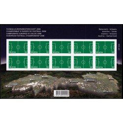 Suiza Switzerland 1975 2008 Fútbol Euro 2008 minihojita Autoadhesivos Suiza Switzerland 1975 2008 Fútbol Euro 2008 minihojita Autoadhesivos