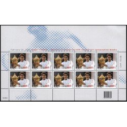 Suiza Switzerland 1932 2007 Deporte Tenis Roger Federer gran campeón minihojita MNH Suiza Switzerland 1932 2007 Deporte Tenis Roger Federer gran campeón minihojita MNH
