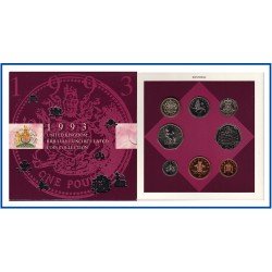 Gran Bretaña United Kingdom 1993 Cartera Oficial Brilliant Uncirculated