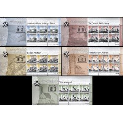Suiza Switzerland 1769/73 2003 Lugares de Suiza patrimonio mundial UNESCO minihojita MNH Suiza Switzerland 1769/73 2003 Lugares de Suiza patrimonio mundial UNESCO minihojita MNH