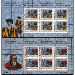 Suiza Switzerland 1871/72 2005 Armada 500 aniv. de la Guardia Suiza pontifical Emisión conjunta con Ciudad del Vaticano minihojita MNH Suiza Switzerland 1871/72 2005 Armada 500 aniv. de la Guardia Suiza pontifical Emisión conjunta con Ciudad del Vaticano minihojita MNH