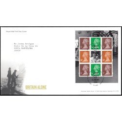 Gran Bretaña C3338 (1ª hoja) 2010 SPD FDC HB de Carné Prestigio Gran Bretaña sola 2ª guerra mundial Tallents House Edinburgh Sobre primer día Gran Bretaña C3338 (1ª hoja) 2010 SPD FDC HB de Carné Prestigio Gran Bretaña sola 2ª guerra mundial Tallents House Edinburgh Sobre primer día