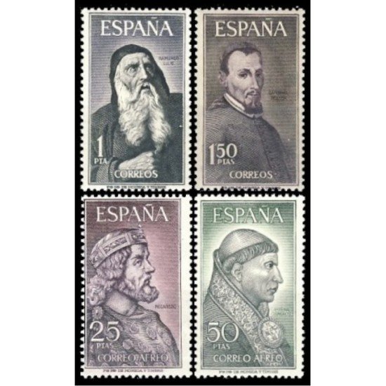 España Spain 1536/39 1963 Personajes Españoles MNH