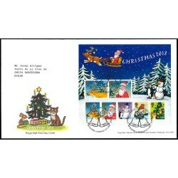 Gran Bretaña HB 98 2012 SPD FDC Navidad Bethlehem Sobre primer día Gran Bretaña HB 98 2012 SPD FDC Navidad Bethlehem Sobre primer día