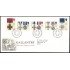 Gran Bretaña 1484/88 1990 SPD FDC Condecoraciones militares Westminster Sobre primer día