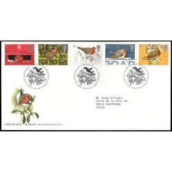 Gran Bretaña 1842/46 1995 SPD FDC Navidad Bethlehem Sobre primer día