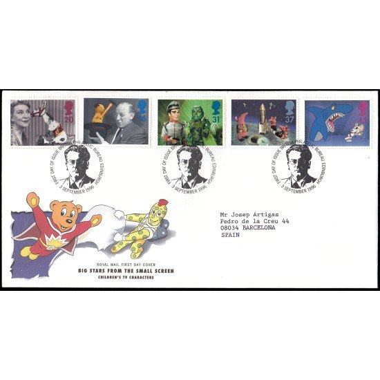 Gran Bretaña 1910/14 1996 SPD FDC 50 años de emisiones infantiles Philatelic Bureau Sobre primer día